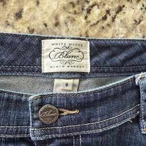 White House Black Market Blue Jeans Women Size 6 4974